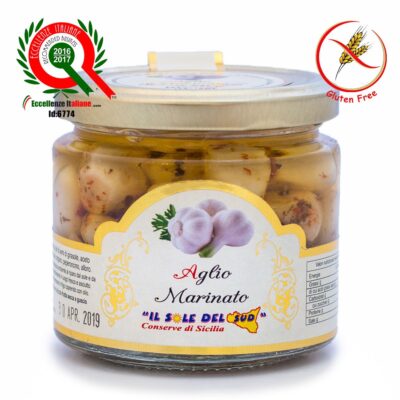 aglio marinato sott'olio